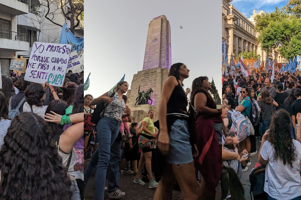 8M en Rosario: masiva marcha contra la violencia machista y las ...